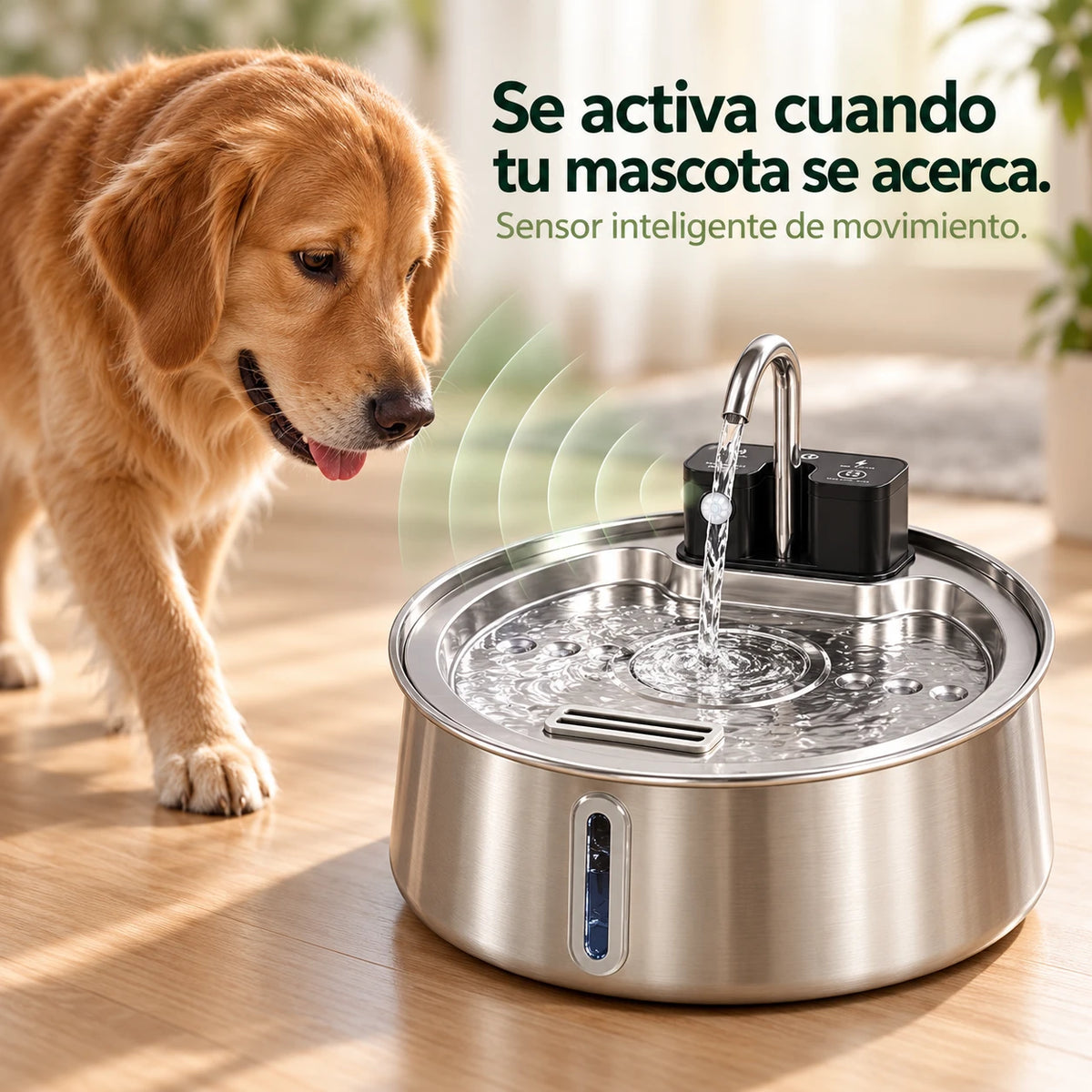 Fauna Fresh | Fuente de agua inalámbrica para mascotas 4 L