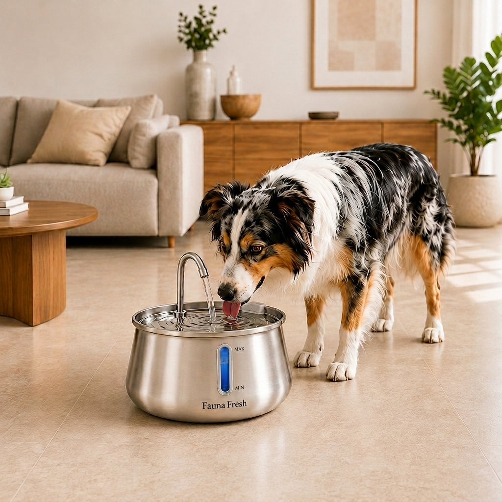 AquaVita™ 4L | Fuente Inalámbrica de Agua para Perros