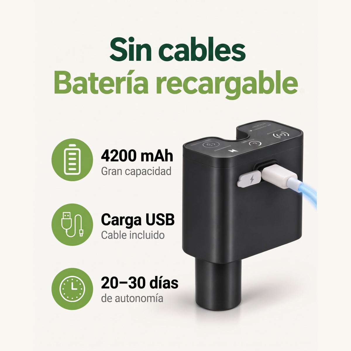 Fauna Fresh | Fuente de agua inalámbrica para mascotas 4 L